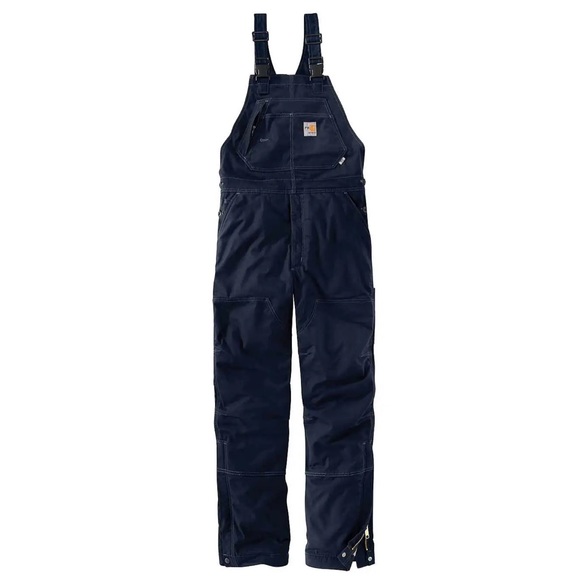 Carhartt Other - CARHARTT FR Overalls 42x34 Duck Quilted Navy Blue